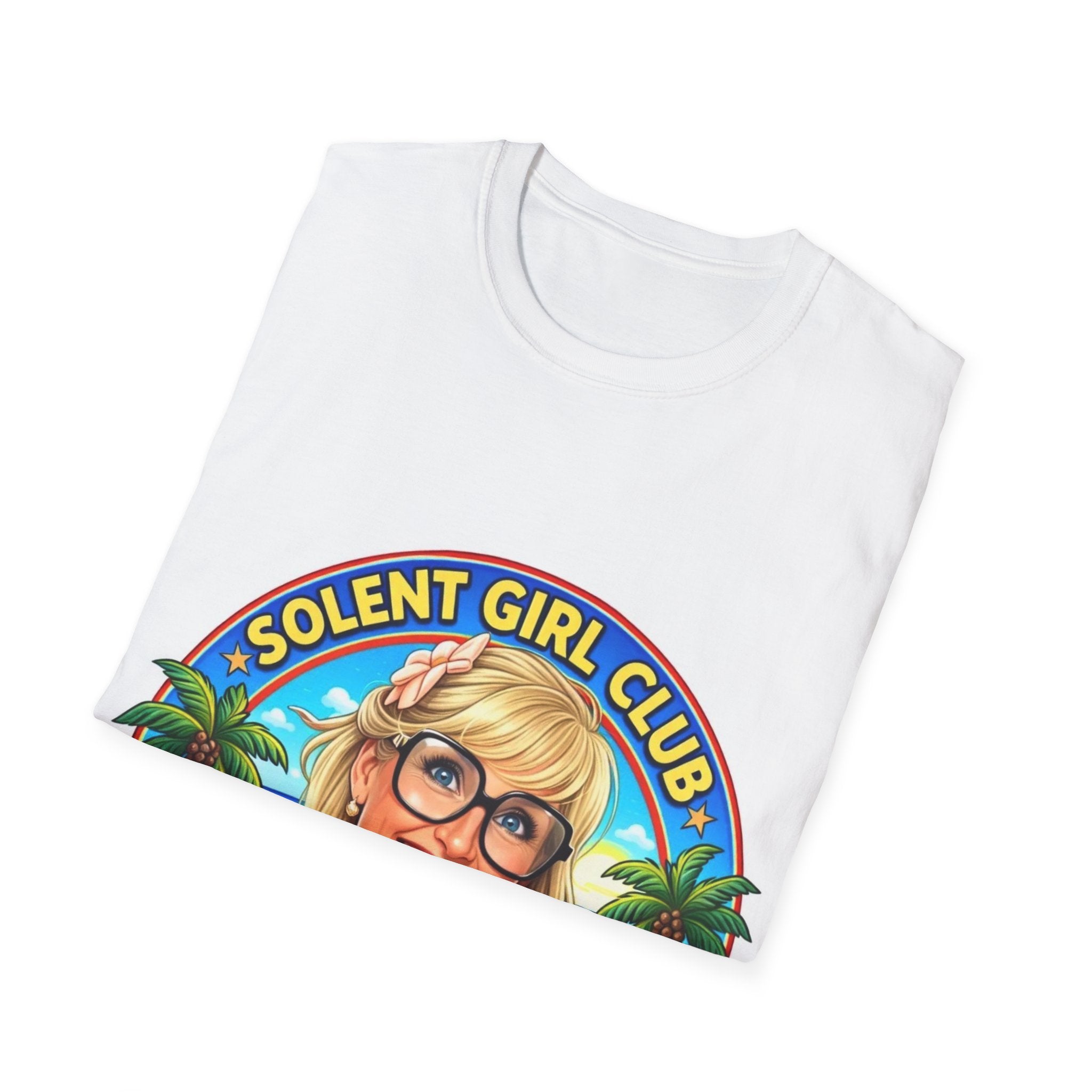 Solent Girl Club T-Shirt – 'Good Vibes Only' Retro Beach Tee